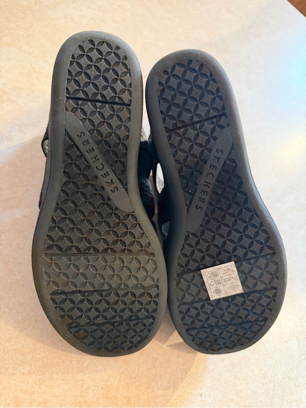 Skechers Parallel Lite Dreammaker Black Wedge Sandals Women's Size 7 Coastal - Picture 4 of 5